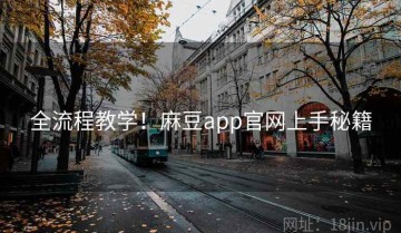 全流程教学！麻豆app官网上手秘籍