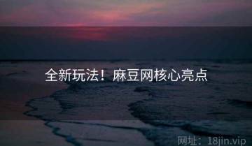 全新玩法！麻豆网核心亮点
