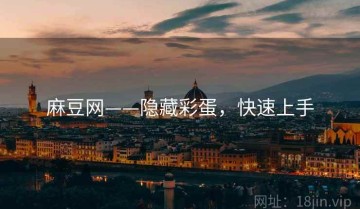 麻豆网——隐藏彩蛋，快速上手