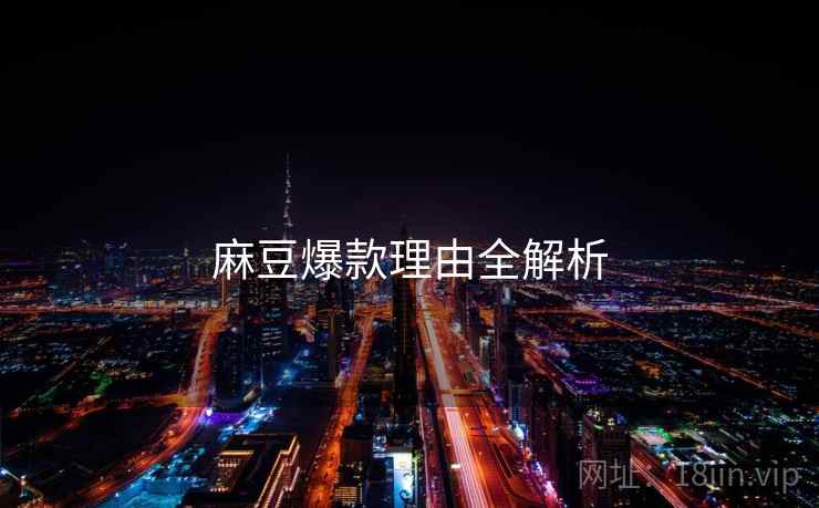 麻豆爆款理由全解析