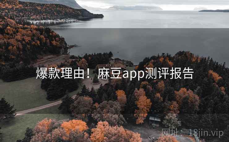爆款理由！麻豆app测评报告