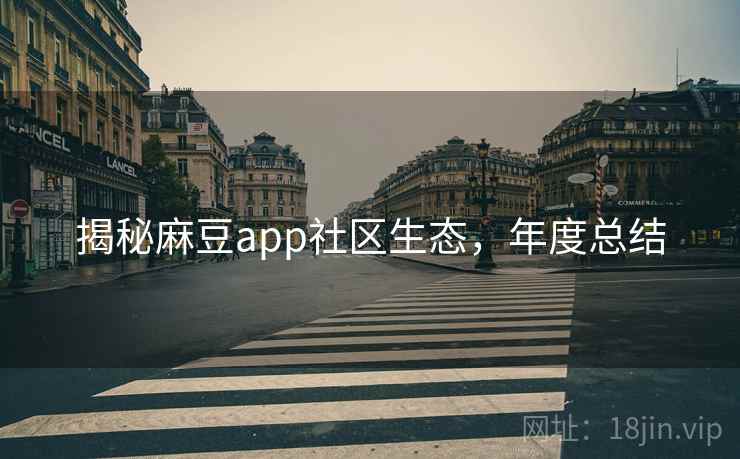 揭秘麻豆app社区生态，年度总结