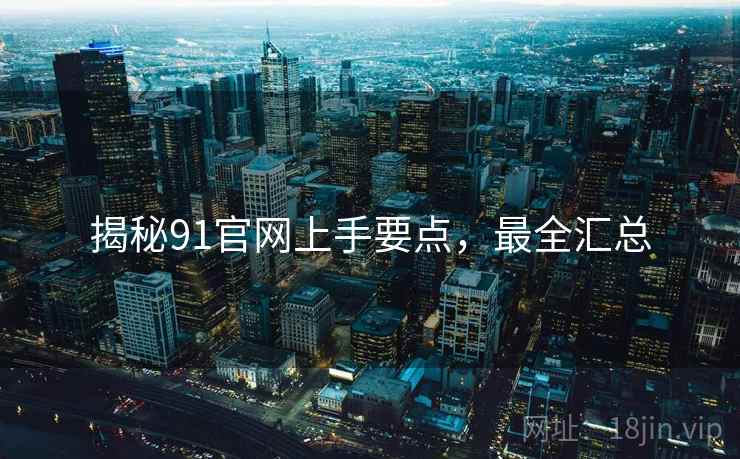 揭秘91官网上手要点，最全汇总
