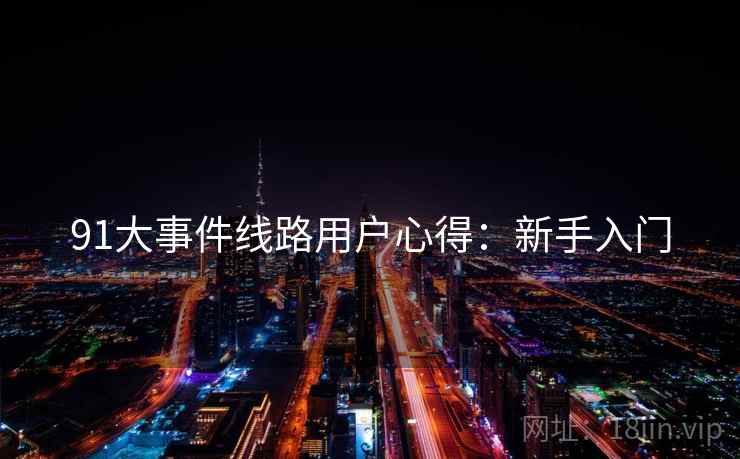 91大事件线路用户心得：新手入门